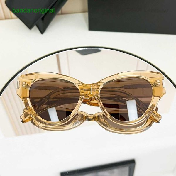

sainte larurt designer sunglasses summer new slp plate cat eye for women sl506 network red same personalized trend uv resistant sunglasses n, White;black