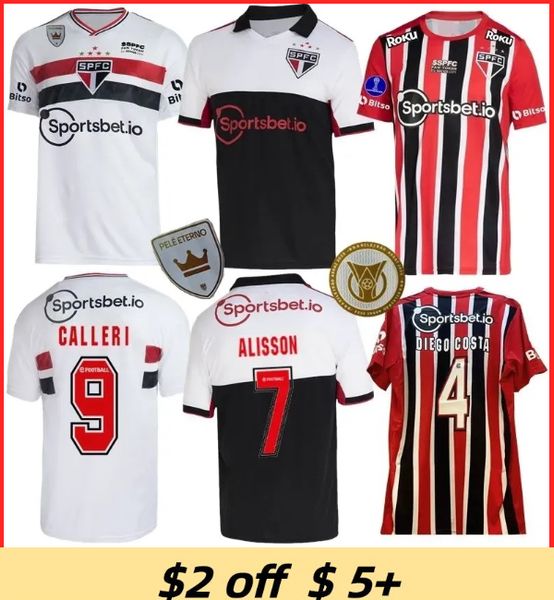 

2022 2023 2024 Sao Paulo fc soccer jerseys LUCIANO 22 23 24 Arboleda Rafinha Calleri ALISSON PABLO MAIA pele eterno Sao Paulo jersey home away 3rd football shirt, 22 23 third jersey