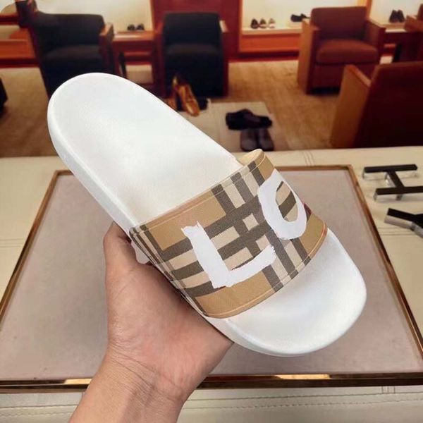 

designer sandals flat slippers color striped sandals green fashion luxury summer beach slippers for men and women4, Black