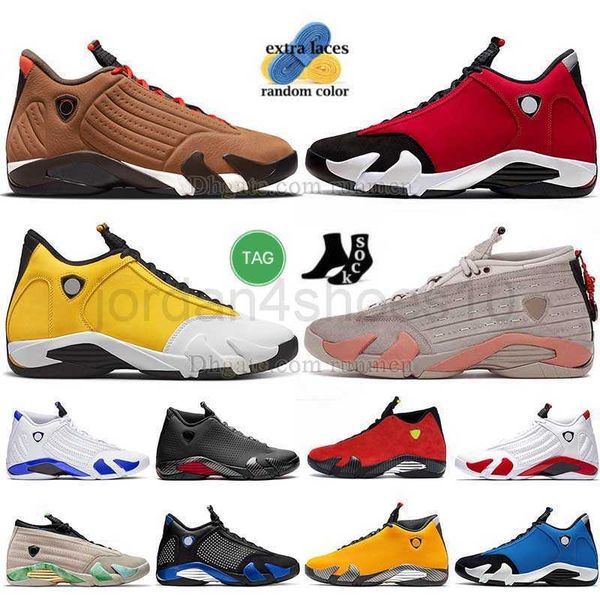 

mens jumpman 14 basketball shoes light ginger 14s clot terra blush gym red desert sand thunder red game royal candy cane sneaker designer tr