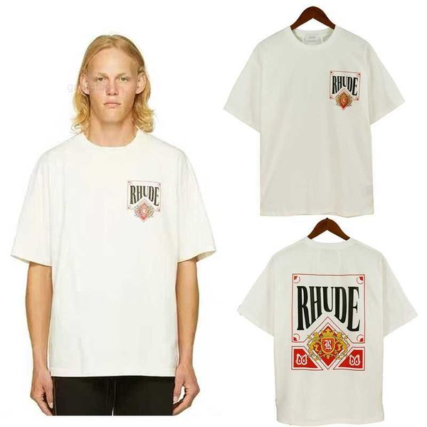 

jf20 designer shirts summer mens t shirts womens rhudes designers for men letter polos embroidery tshirts clothing short sleeved tshirt lar, White;black