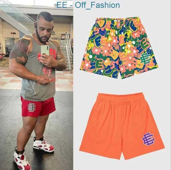 

eric emanuel ee basic short men's women's fitness shorts mesh breathable beach pants sports series basketball pant qvaq, White;black