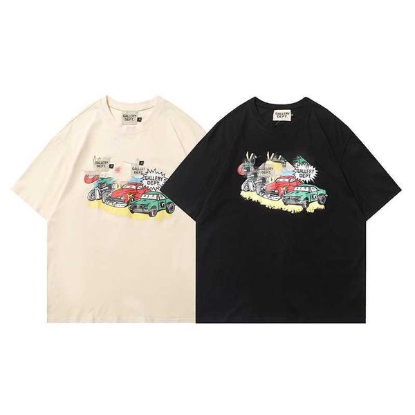 

mens tshirts mens tshirt hip hop large size short sleeve couple niche hellstar loose large size retro fashion mens and womens same style was, White;black