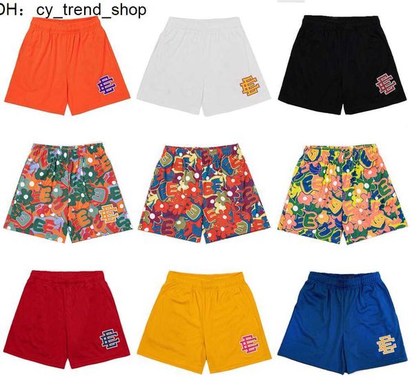 

eric emanuel ee basic short men's women's fitness shorts mesh breathable beach pants sports series basketball pant new york 073101, White;black