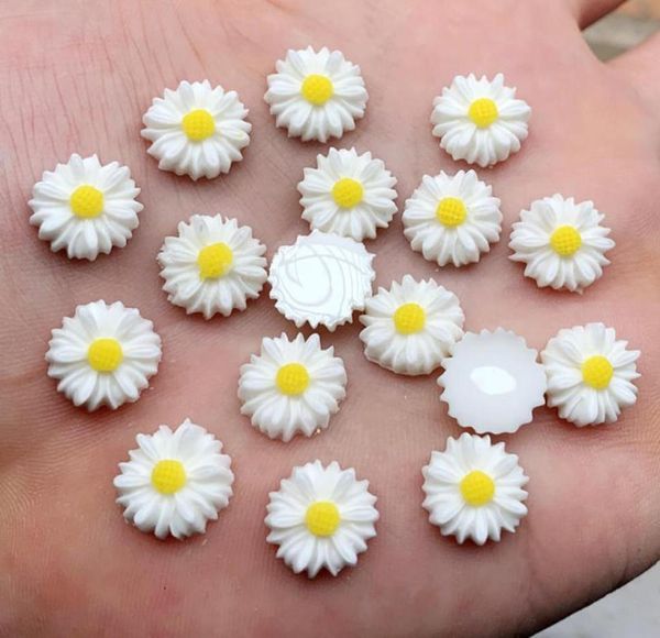 

200pcs flower flat back resin rhinestone stones and applique gems for diy costume button crafts 12mm hz6103838466, Black
