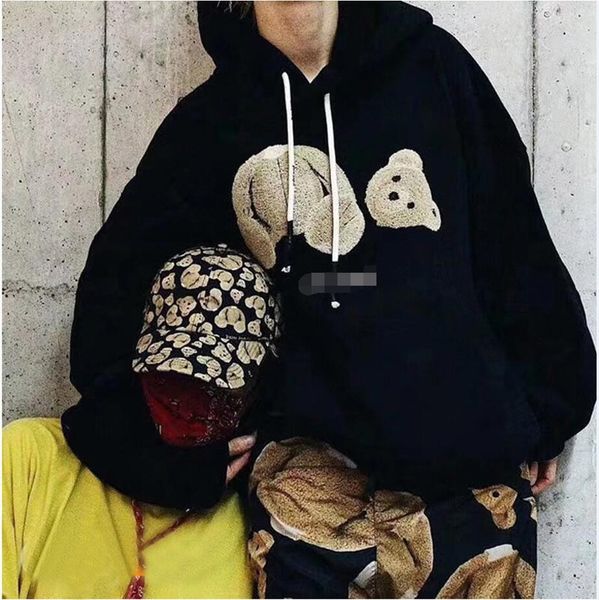

2023 brand men's hoodies sweatshirts new warm hoodie brown bear mens women designers pullovers for men clothing long sleev, Black;green