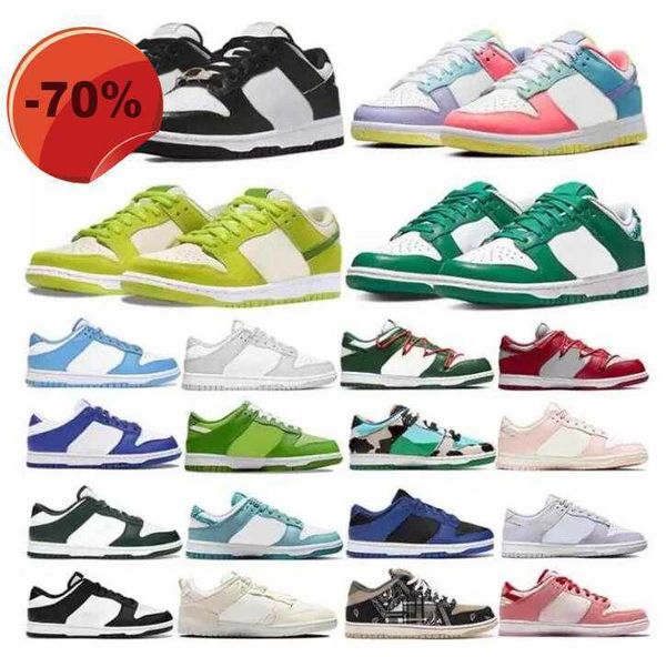 

sandals with box unc casual shoes for men women sb dunks panda sneakers designer syracuse grey fog university red varsity green georgetown o, Black
