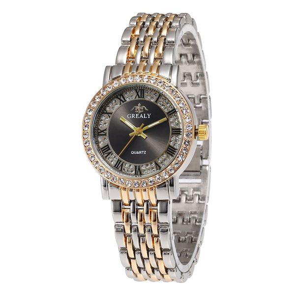 

womens watches fashion men women stainless steel lovers clock wristwatch strip couple roman scale relogio feminino gift 230506, Slivery;golden