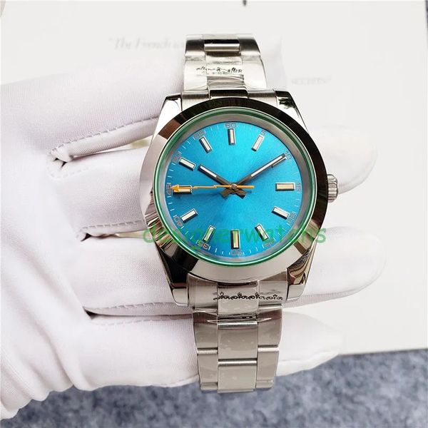 

men's classic lightning series watch luxury automatic machinery 40mm stainless steel folding buckle waterproof sapphire glass fashion w, Slivery;golden