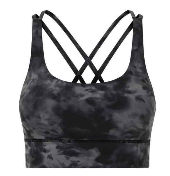 

lulus align cross back yoga tank sports bra high strength running fitness shockproof upper support women underwears sport bra gym clothes de, White