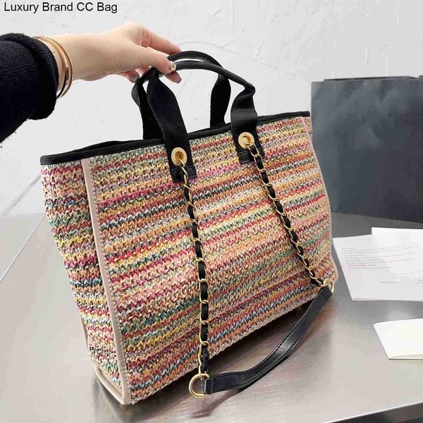 

bags cc totes summer large the tote bag designer shoulder womens knitting chain deco strap travel hand bag the shopping purse luxurys handba