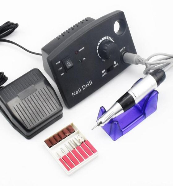 

30000rpm pro electric nail drill machine electric manicure machine drills accessory pedicure kit nail drill file bit nail tools5481878