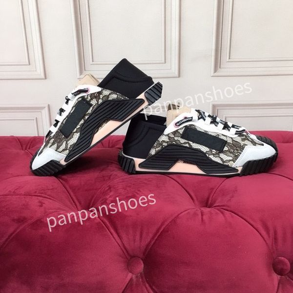 

fashion brand casual shoes womens designer leather lace-up sneakers fashion lady flat running letters shoes platform gym sneakers2023, Black