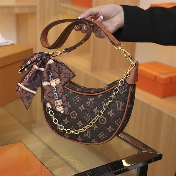 

luxury handbag shop 85% off light luxury old flower chain underarm bag printed crossbody bowl bean fashion versatile handheld one shoulder c