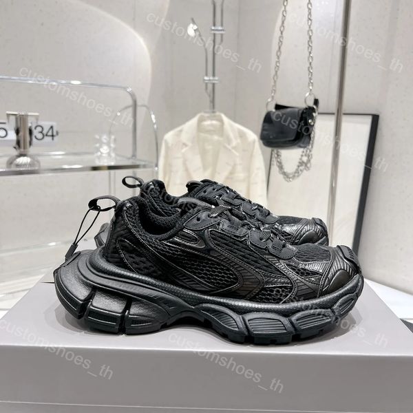 

designer shoes .0 men sneakers women casual shoes retro platform trainers leather shoe mesh 3xl sneaker personalized shoelaces luxury runner, Black