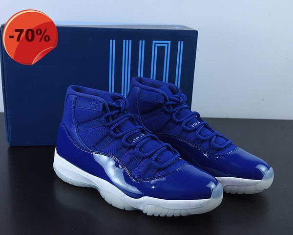 

sandals jumpman 11 navy blue basketball shoes 11s white midnight navy outdoor trainers sports sneaker with box, Black