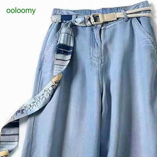 

hemres designer cravat simple and versatile scarves waistbs women's decorative jeans fashionable korean printed ribbons patchwork waist, Black;purple