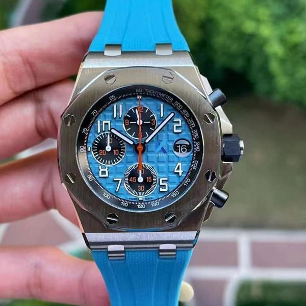 

luxury men's automatic machinery so dial can work timing code carbon black steel ring high-quality aaa men's watch, Slivery;golden