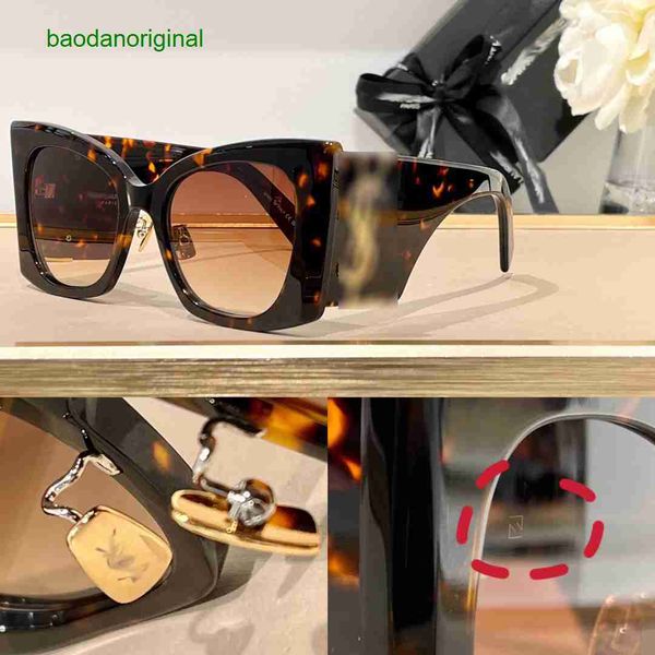 

sainte larurt designer sunglasses 2023 new online celebrity same slm119 big frame fashion blaze sunglasses women 32bc, White;black