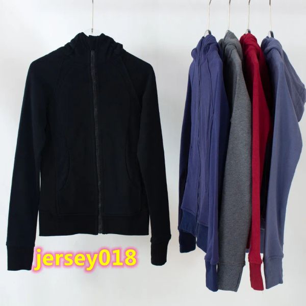 

lulus yoga outfits new style yoga suit scuba women's leisure sports hoodie sweater autumn winter plush thickened zipper jacket, White;red