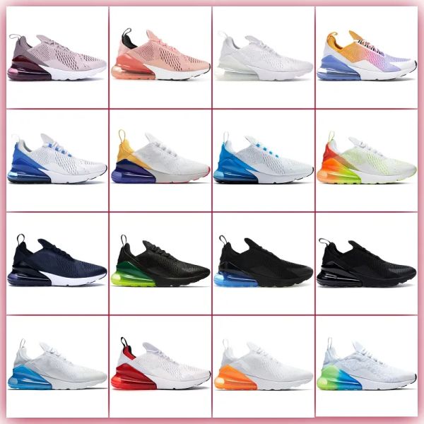 

max 270 270s running shoes air designers men women sneakers triple black white grey university brown barely rose anthracite cactus breathabl