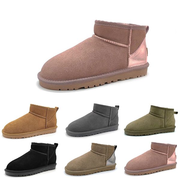 

2023 boot designer boots womens boots ankle booties black pink brown grey winter snow day birthday festival gift 36-45