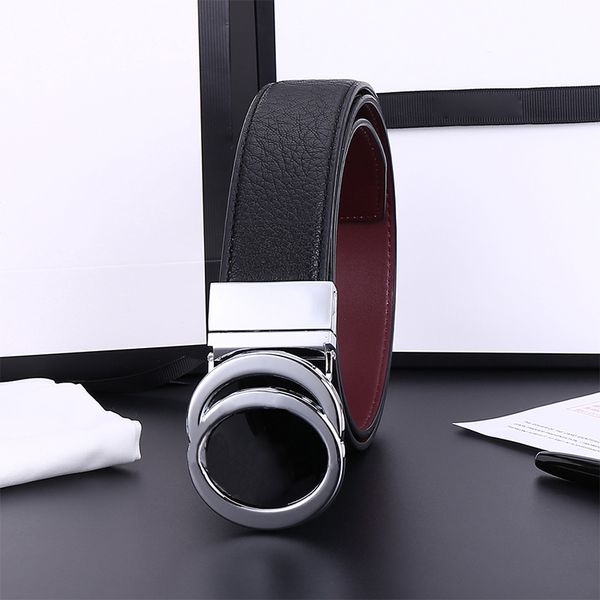 

designer belt genuine leather belts man woman classic luxury brand needle buckle gold sliver various color options width 3.8cm quality, Black;brown