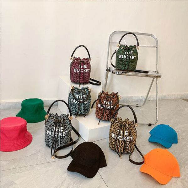 

fashion bucket bags new style womens mens the tote buckets handbag luxury pull closure drawstring with shoulder strap designer clutch satche, Black;red