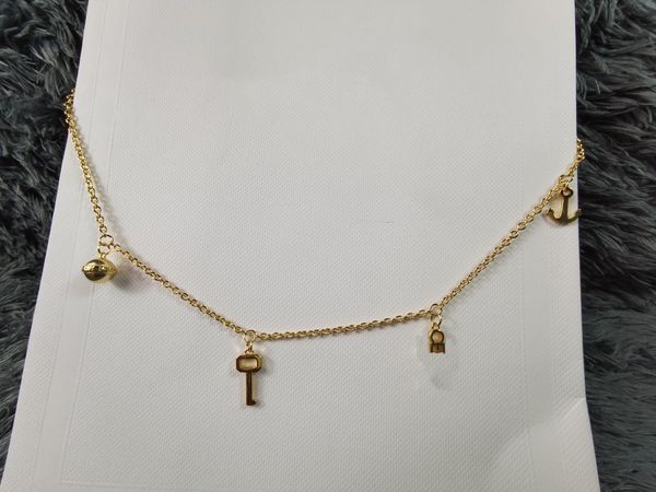 

fashion celins necklace designer jewelry luxury pendant necklace gold chain, Silver