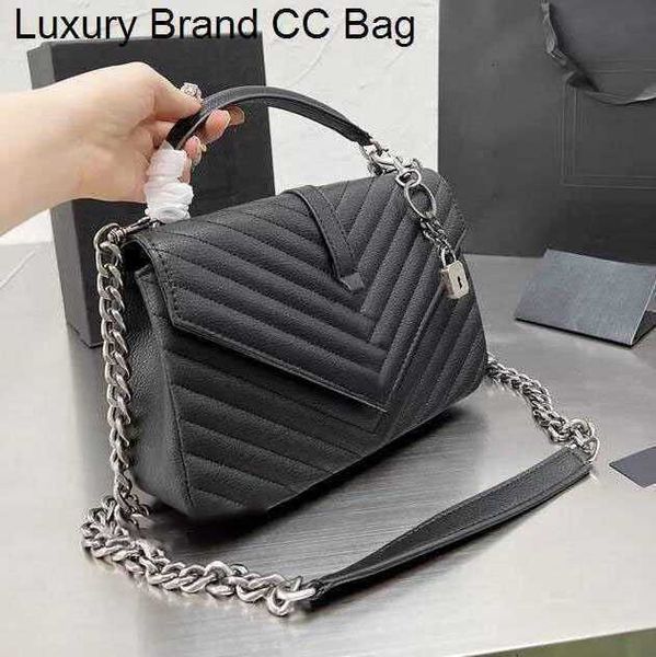 

shoulder bags classic designers gold silver chain bags ladies cc womens crossbody tote hobo y type quilted lattice shoulder purses genuine l
