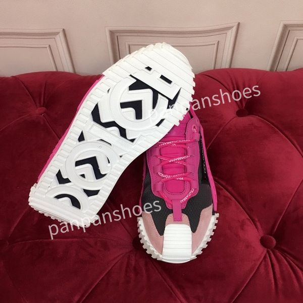 

brand casual shoes mens designer leather lace-up sneaker fashion lady flat running letters shoes platform gym sneakers2023, Black