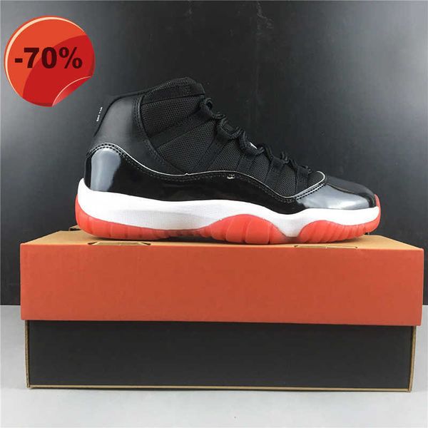 

sandals with box 2019 womens basketball shoes 11s bred high real fiber carbon for women sports sneakers us13, Black