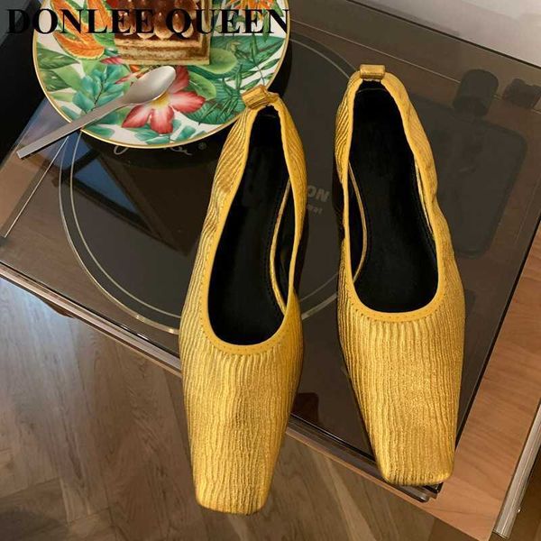 

fashion gold flats shoes women slip on loafers soft sole ballet fat female shallow casual moccasins brand ballerinas big size 41 230508, Black