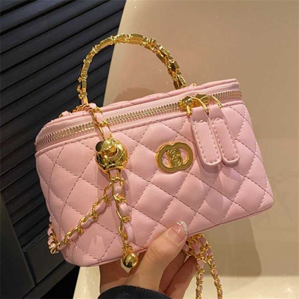

24% off 2023 fashion chain korean version niche handbag for women new foreign style one shoulder diamond cross body small bucket bag