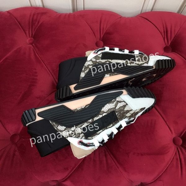 

new fashion brand casual shoes womens designer leather lace-up sneakers fashion lady flat running letters shoes platform gym sneakers2023, Black