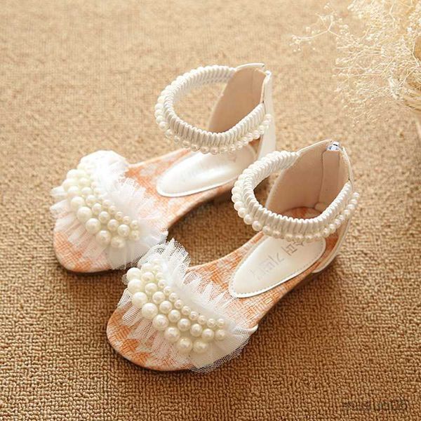 

sandals summer flower children girls princess shoes kids designer white purple wedding party dress sandals years old, Black;red