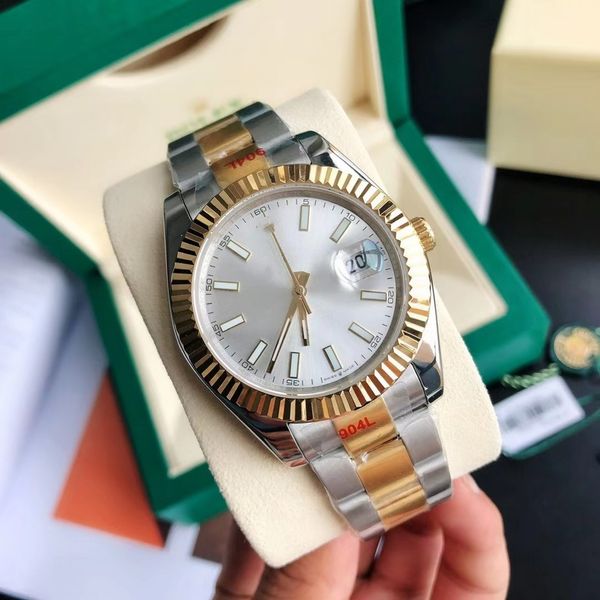 

original box high-quality watch 41mm36mm president datejust 116334 sapphire glass 2813 movement mechanical automatic men's and women&#0, Slivery;brown