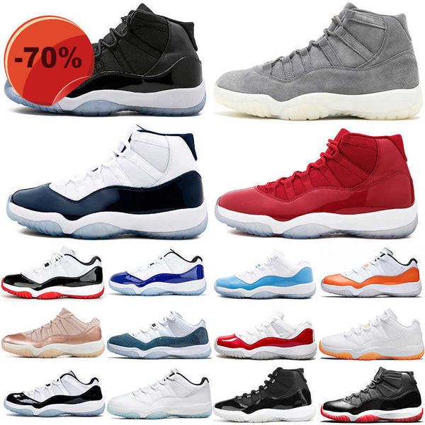 

sandals with box classic 11s jumpman basketball shoes for men women low legend blue concord #48 bright citrus jubilee prom night mens traine, Black