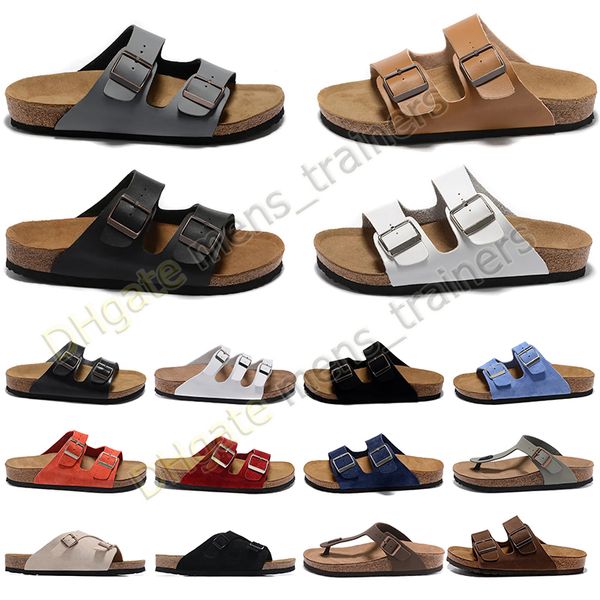 

2023 birks designer men women sandals arizona boston slippers caliente verano flip flops hombres mujeres birko-flor beach sliders outdoor in, Black