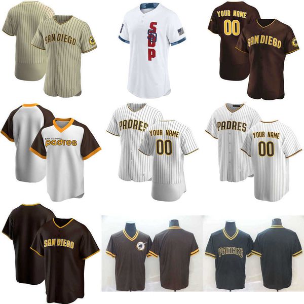 

2023 baseball jerseys custom jersey mens women youth san diego''padres''11 yu darvish 2 trent grisham 8 javy guerra 25 t, Blue;black