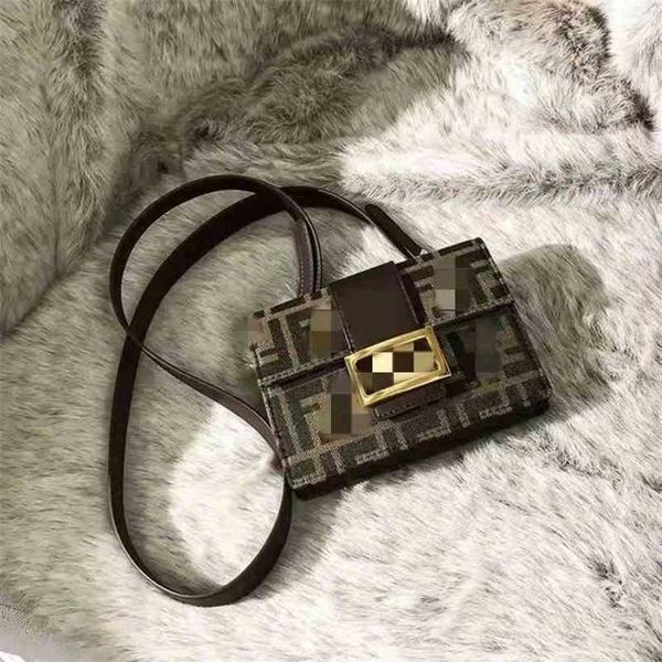 

handbag designer style 2023 brown old flower chest mobile phone korean version