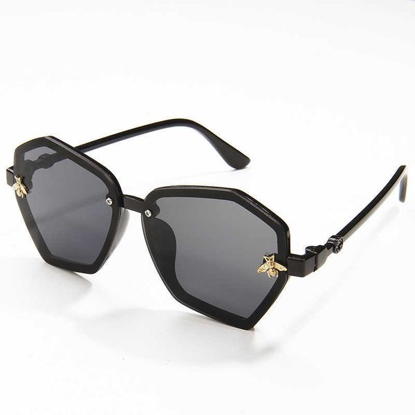 

children's sunglasses new fashion boys and girls' glasses little bee uv protection baby cartoon eyes, White;black