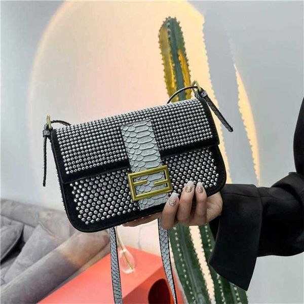 

handbag designer style 2023 fashionable bright versatile rhinestone crossbody