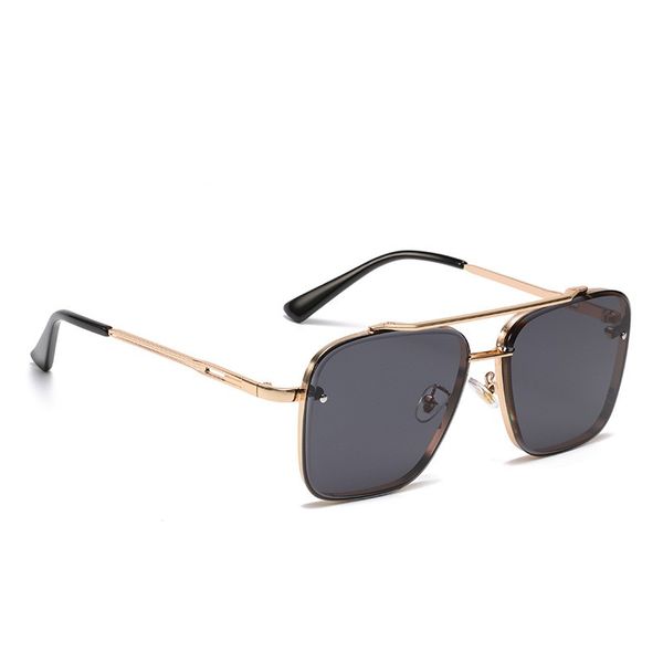 

designer sunglasses for women men fashion style square frame summer polarized sun glasses classic retro 9 colors optional with box, White;black