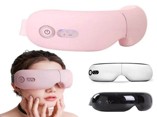 

eye massager electric smart airbag vibration compress bluetooth music massage relieve fatigue dark circles protector 2209098343636