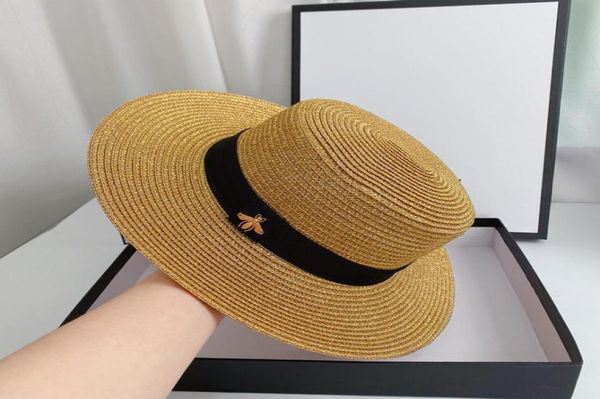 

brown woman straw hats summer vintage outdoor sun protection cap solid color breathable caps bandage wide brim hats6062152, Blue;gray