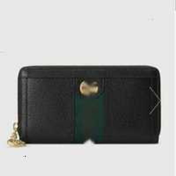 

clothing luxury brand bag 523154 ophidia zip around wallet bumbags long wallet chain wallets purse clutches evening pouches mini belt bags 2, Black;white