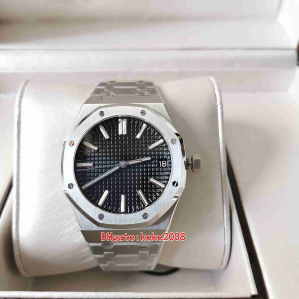 

zf perfect men watch 15510 15510st 50th anniversary 41mm blue stainless 904l 4302 movement transparent automatic mechanical mens watches wri, Slivery;brown