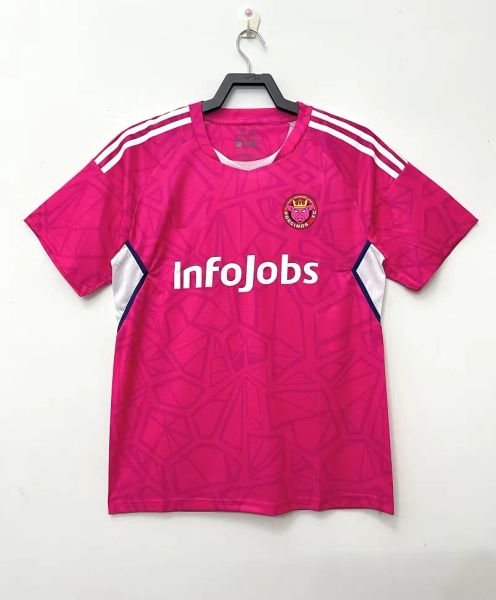 

2023/24 porcinos fc soccer jerseys 23 24 sevens kings league chicharito ronaldinho pique football shirts, Black;yellow