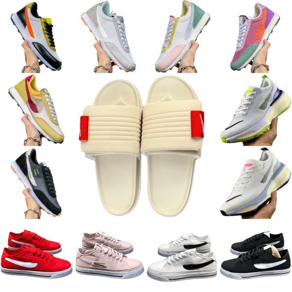 

slippers vintage men's sneakers luxury women's running shoes breathable mesh designer shoes lace up skate shoes rubber bottom cava, Black